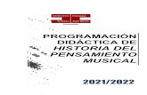 Hª PENSAMIENTO MUSICAL - Conservatorio Profesional de ...