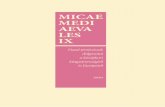 MICAE MEDI AEVA Tanulmányok LES IX