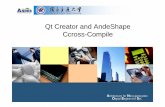 Qt Creator and AndeShape cross-compile lab1