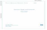 Services Trade and Growth - All Documents | The World Bank