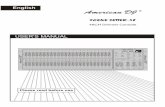 Scene Setter 48 User Manual - American DJ