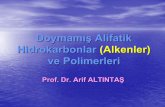 Doymam± Alifatik Hidrokarbonlar (Alkenler) ve Polimerleri