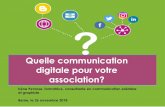 Quelle communication digitale pour votre association?
