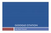 Google Citation - UB