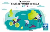 RAPPORT DÉVELOPPEMENT DURABLE 2019 - caf.fr
