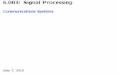 MIT EECS: 6.003 Signal Processing lecture notes (Spring 2019)