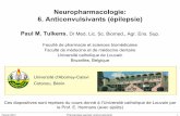 Neuropharmacologie: 6. Anticonvulsivants (épilepsie)