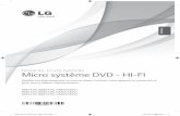MANUEL D’UTILISATION Micro système DVD - HI-FI
