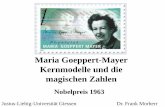 Maria Goeppert-Mayer und die magischen Zahlen