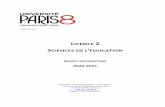 Brochure L2 SDE - 2020-2021 25 aout - univ-paris8.fr