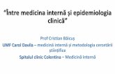 Între medicina internă și epidemiologia clinică”
