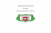 ÅRSRAPPORT FOR SESONGEN 2017 - Bryne FK