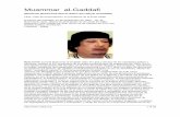 Muammar al-Gaddafi - CIDOB