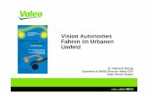 Vision Autonomes Fahren im Urbanen Umfeld