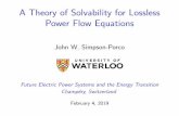 A Theory of Solvability for Lossless Power Flow Equations