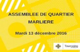 ASSEMBLEE DE QUARTIER MARLIERE - Tourcoing