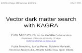 Vector dark matter search with KAGRA - granite.phys.s.u ...