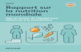 RAPPORT Rapport sur la nutrition mondiale