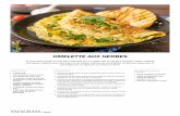 OMELETTE AUX HERBES - amagram.amway.ch