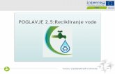 POGLAVJE 2.5:Recikliranje vode - Interreg CENTRAL