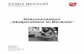 Dokumentation „Stolpersteine in Beckum“