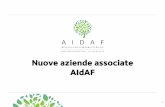 Nuove aziende associate AIdAF