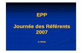 EPP Journée des Référents 2007 - Infectiologie