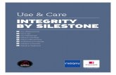 Use & Care INTEGRITY BY SILESTONE