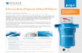 Druckluftpartikelfilter - Walker Filtration