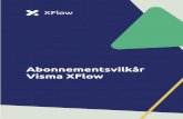 Visma XFlow - Abonnementsvilkår