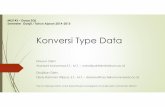 Konversi Type Data - dedyrw.staff.telkomuniversity.ac.id