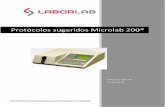 Protocolos sugeridos Microlab 200® - Sitio nuevo