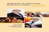 Jüdische Kulturtage Bad Kissingen2020