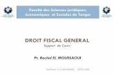 DROIT FISCAL GENERAL - TANGER