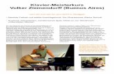 Klavier-Meisterkurs Volker Ziemendorff (Buenos Aires)