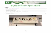 Nyhedsbrev april 2018 - Lyngby Badminton