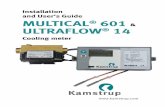 Installation and User’s Guide MULTICAL 601 ULTRAFLOW 14