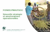 FONDS PMA/FSCC Nouvelle strategie et ameliorations ...