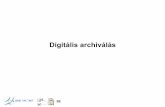 Digitális archiválás