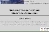 Supernovae generating binary neutron stars