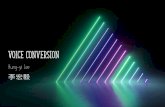 Voice Conversion - 國立臺灣大學