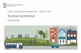 SCB:s medborgarundersökning – hösten 2016 Tyresö kommun