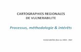 CARTOGRAPHIES REGIONALES DE VULNERABILITE