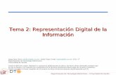 Tema 2: Representación Digital de la Información