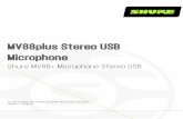 MV88plus Stereo USB Microphone - pubs.shure.com