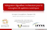 Adéquation Algorithme Architecture pour la conception de ...