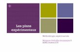 Les plans expérimentaux - u-bourgogne.fr