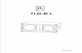 ELDER B3 TLB-101 专业音箱英文说明书