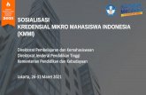 PROGRAM MAHASISWA INDONESIA SOSIALISASI KREDENSIAL …