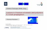 Lecture 4: Fracture of metals and polymers II. Crack ...